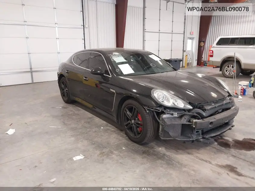 2011 Porsche Panamera Turbo VIN: WP0AC2A76BL090078 Lot: 44843782