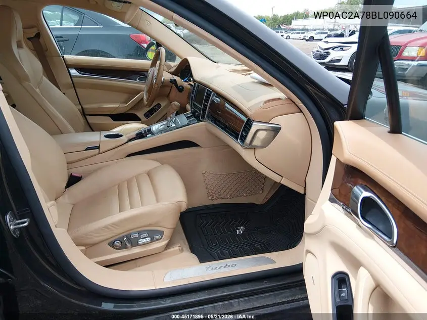 2011 Porsche Panamera Turbo VIN: WP0AC2A78BL090664 Lot: 45171895