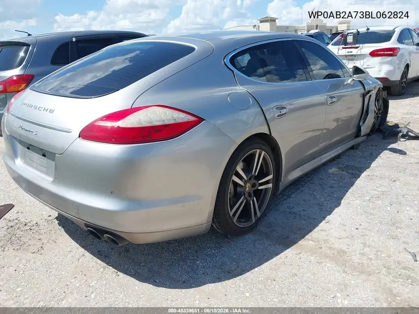 2011 Porsche Panamera S VIN: WP0AB2A73BL062824 Lot: 45339651