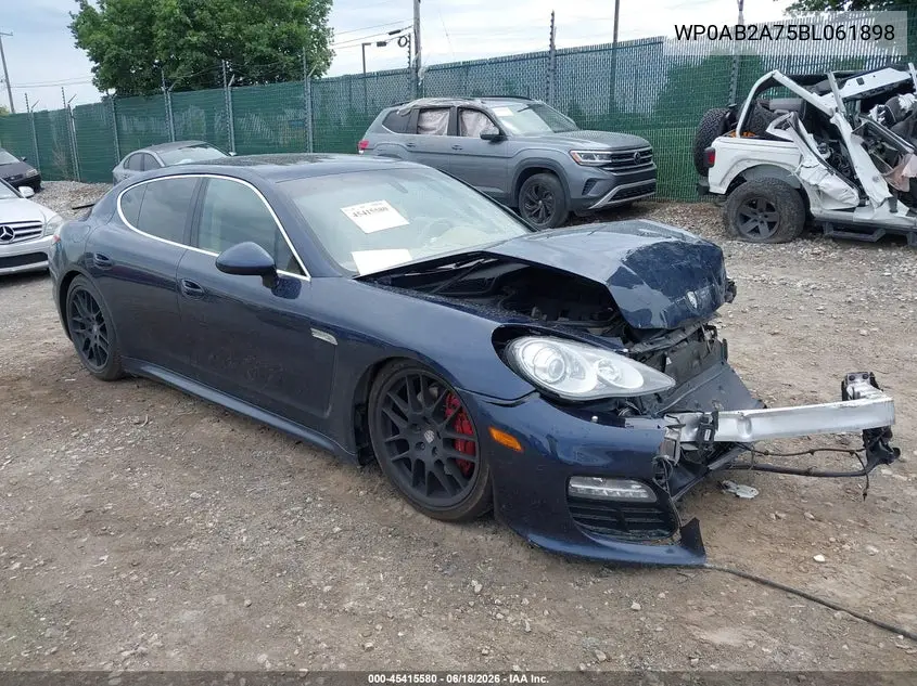 2011 Porsche Panamera 4S VIN: WP0AB2A75BL061898 Lot: 45415580