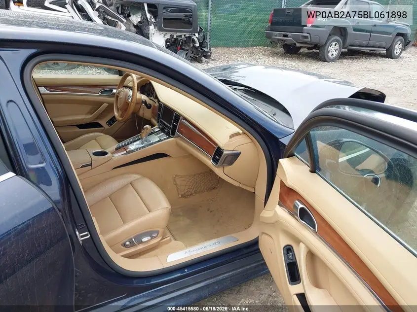 2011 Porsche Panamera 4S VIN: WP0AB2A75BL061898 Lot: 45415580
