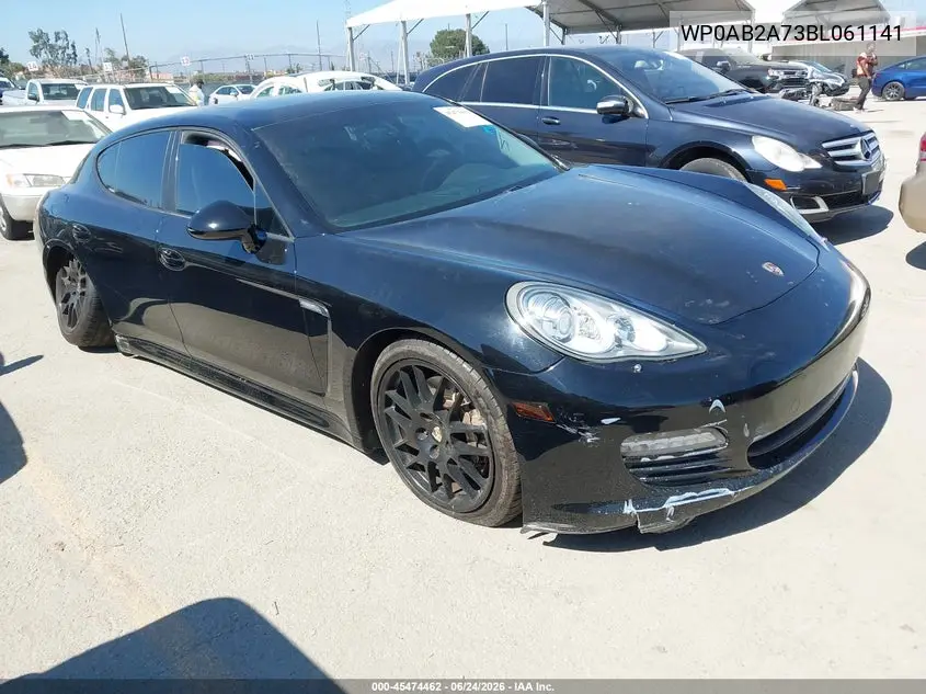 2011 Porsche Panamera 4S VIN: WP0AB2A73BL061141 Lot: 45474462