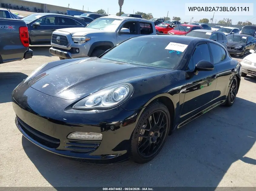 2011 Porsche Panamera 4S VIN: WP0AB2A73BL061141 Lot: 45474462