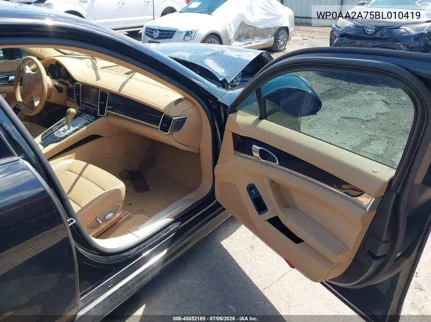 2011 Porsche Panamera 4 VIN: WP0AA2A75BL010419 Lot: 45552189