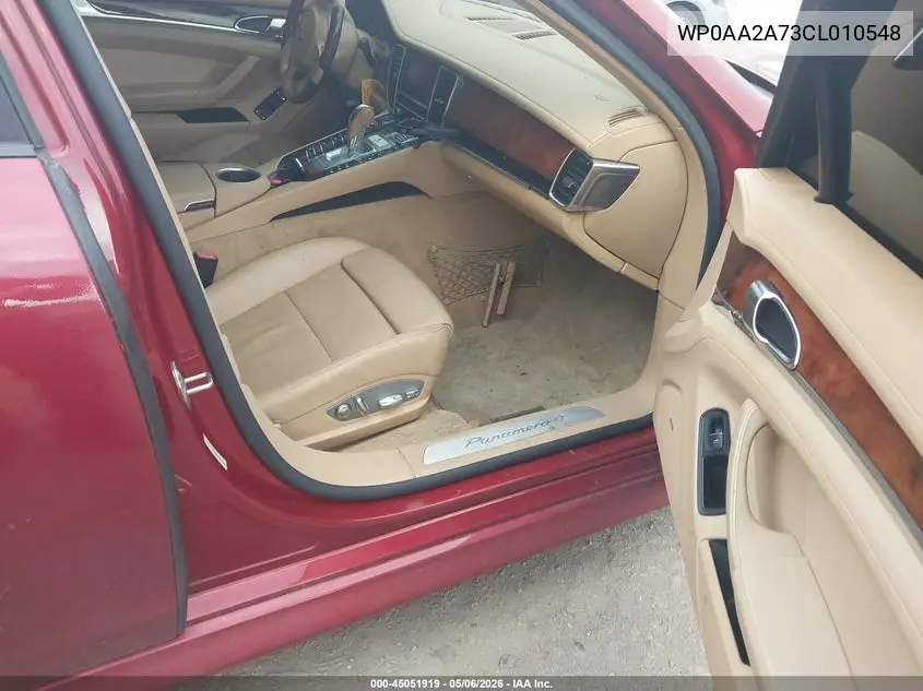 2012 Porsche Panamera 4 VIN: WP0AA2A73CL010548 Lot: 45051919