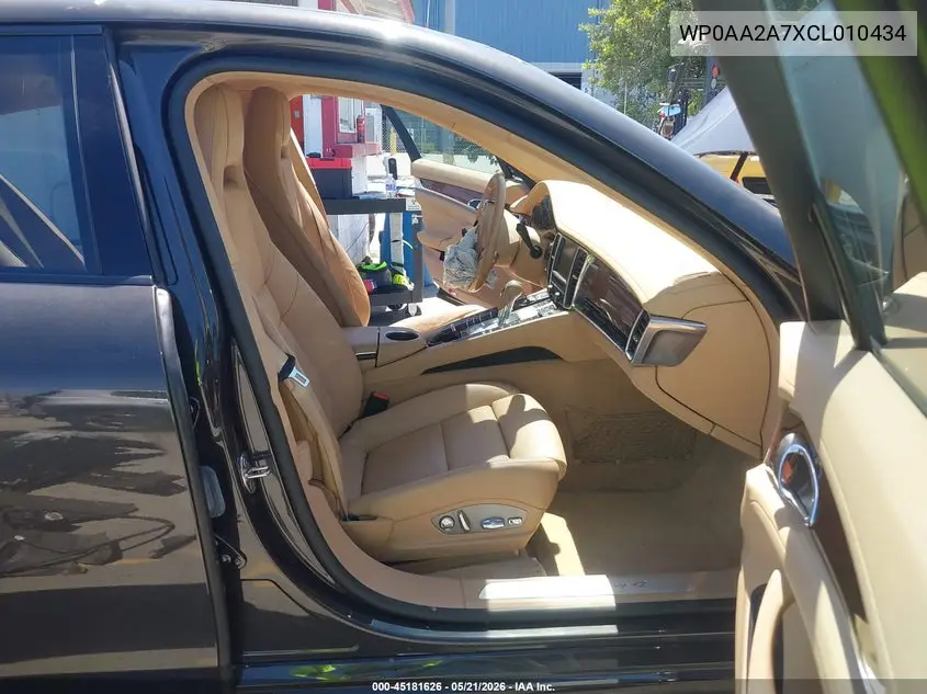 2012 Porsche Panamera 4 VIN: WP0AA2A7XCL010434 Lot: 45181626