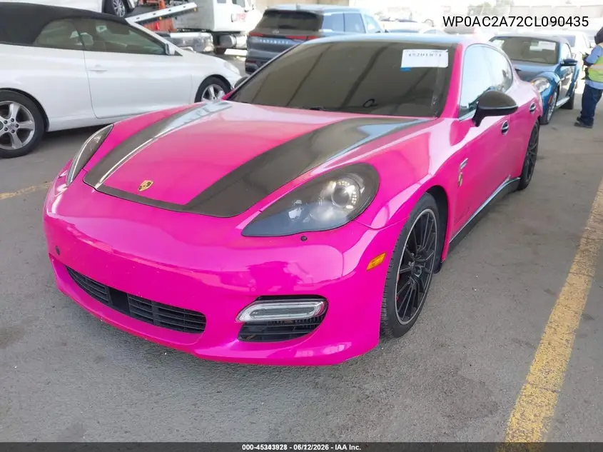 2012 Porsche Panamera Turbo VIN: WP0AC2A72CL090435 Lot: 45343928