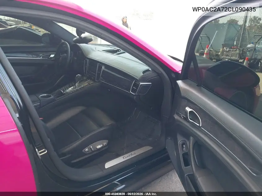 2012 Porsche Panamera Turbo VIN: WP0AC2A72CL090435 Lot: 45343928