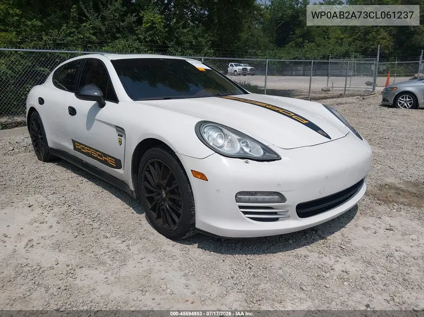 2012 Porsche Panamera 4S VIN: WP0AB2A73CL061237 Lot: 45594953