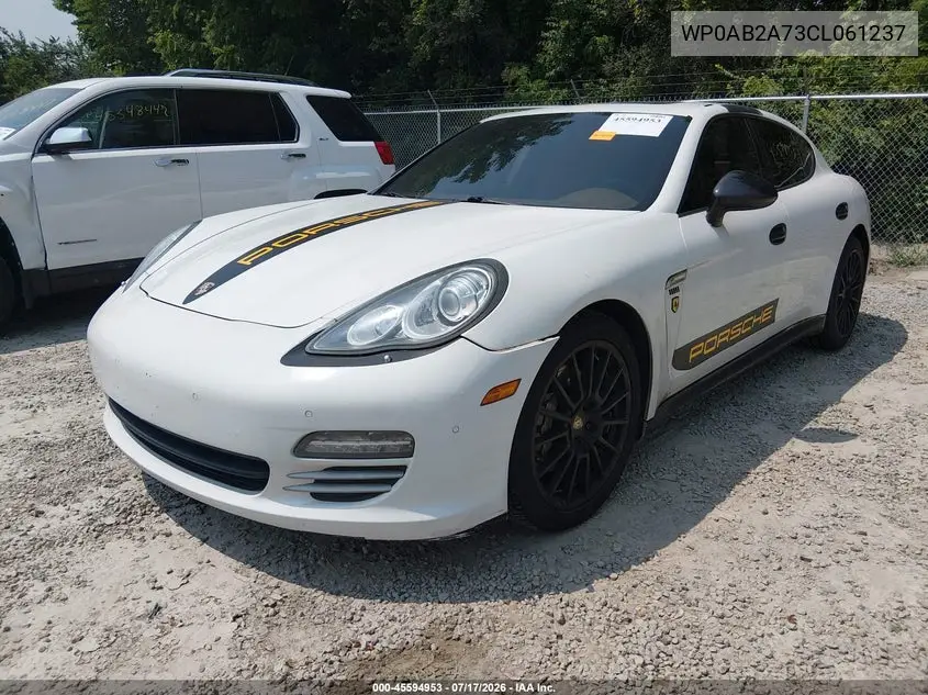 2012 Porsche Panamera 4S VIN: WP0AB2A73CL061237 Lot: 45594953