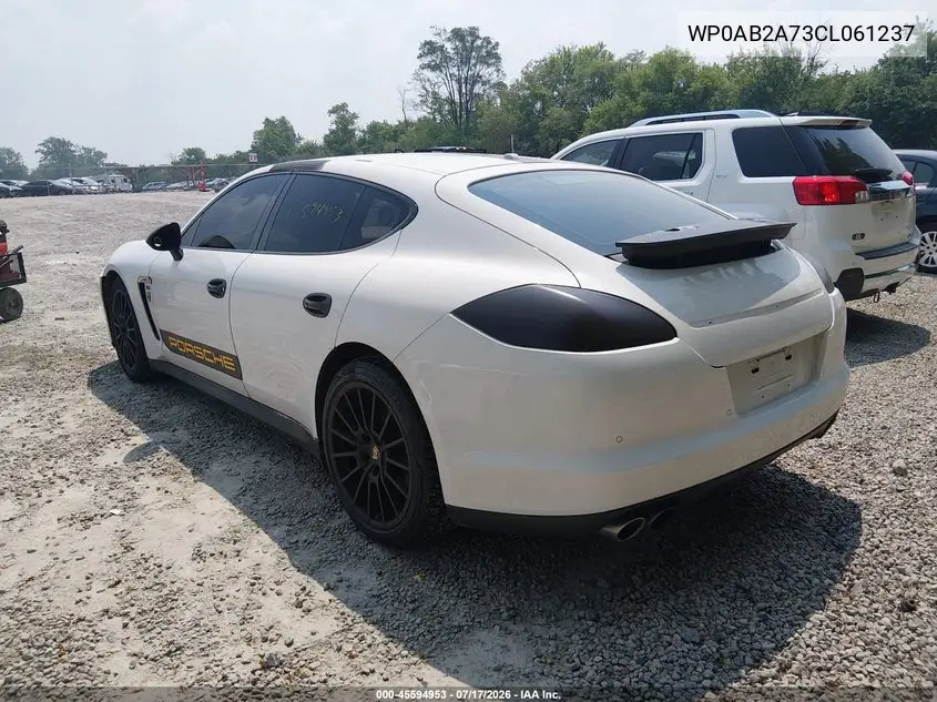 2012 Porsche Panamera 4S VIN: WP0AB2A73CL061237 Lot: 45594953