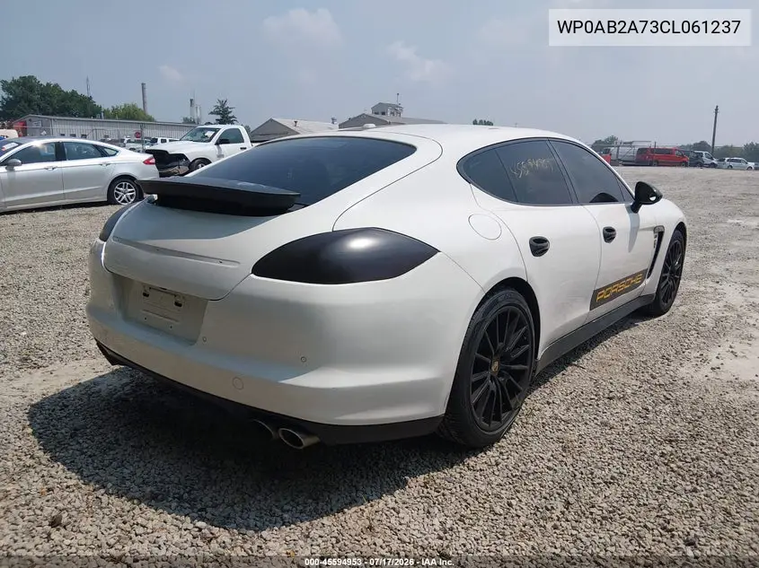 2012 Porsche Panamera 4S VIN: WP0AB2A73CL061237 Lot: 45594953