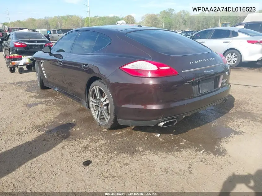 2013 Porsche Panamera 4 VIN: WP0AA2A74DL016523 Lot: 44834781