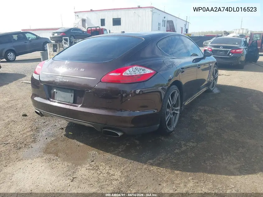 2013 Porsche Panamera 4 VIN: WP0AA2A74DL016523 Lot: 44834781
