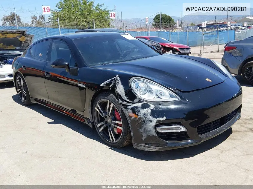 2013 Porsche Panamera Turbo VIN: WP0AC2A7XDL090281 Lot: 44945208