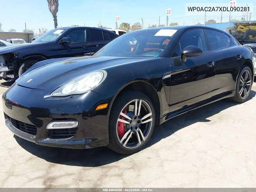 2013 Porsche Panamera Turbo VIN: WP0AC2A7XDL090281 Lot: 44945208