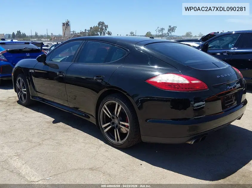 2013 Porsche Panamera Turbo VIN: WP0AC2A7XDL090281 Lot: 44945208