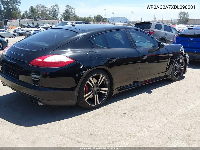 2013 Porsche Panamera Turbo VIN: WP0AC2A7XDL090281 Lot: 44945208