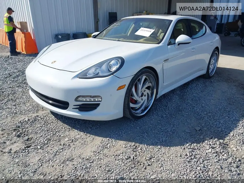 2013 Porsche Panamera 4 VIN: WP0AA2A72DL014124 Lot: 45319518