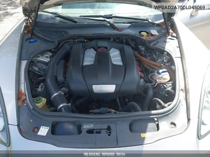 2013 Porsche Panamera Hybrid S VIN: WP0AD2A70DL045069 Lot: 45347429