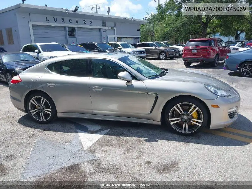 2013 Porsche Panamera Hybrid S VIN: WP0AD2A70DL045069 Lot: 45347429