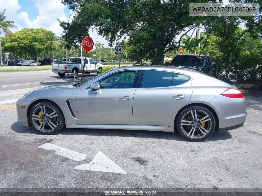 2013 Porsche Panamera Hybrid S VIN: WP0AD2A70DL045069 Lot: 45347429