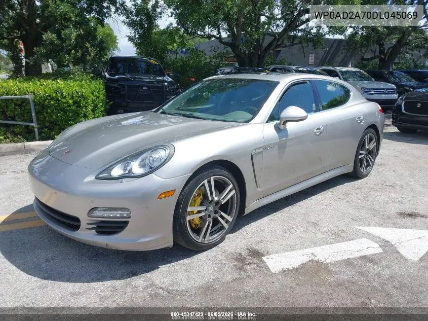 2013 Porsche Panamera Hybrid S VIN: WP0AD2A70DL045069 Lot: 45347429