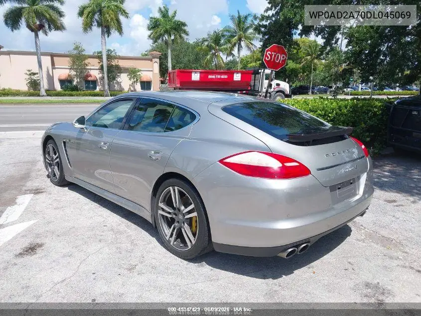 2013 Porsche Panamera Hybrid S VIN: WP0AD2A70DL045069 Lot: 45347429