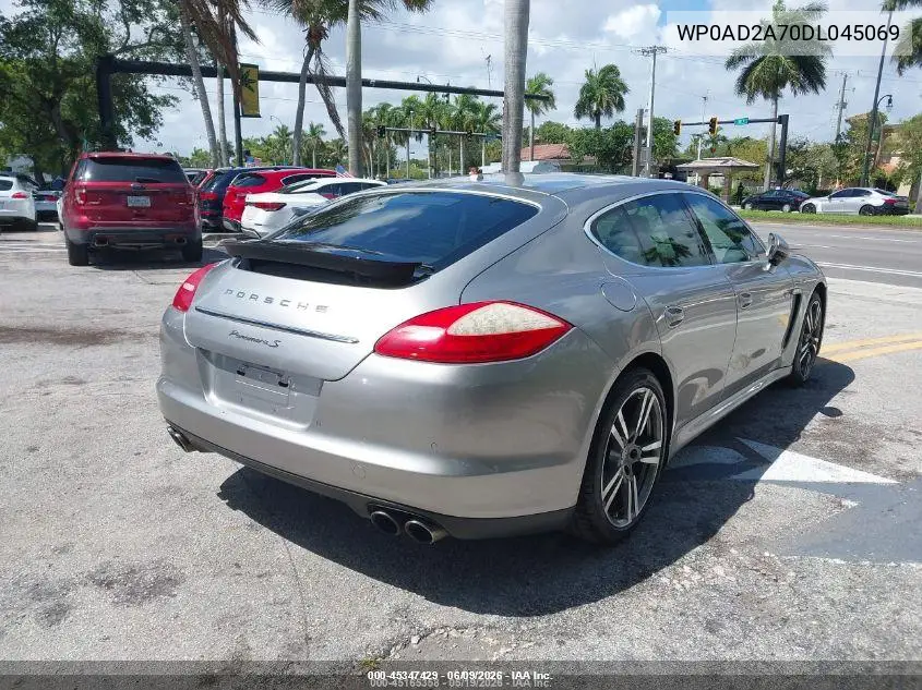 2013 Porsche Panamera Hybrid S VIN: WP0AD2A70DL045069 Lot: 45347429