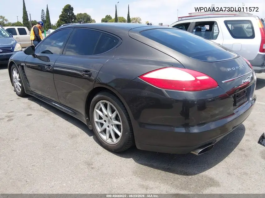 2013 Porsche Panamera 4 VIN: WP0AA2A73DL011572 Lot: 45448522