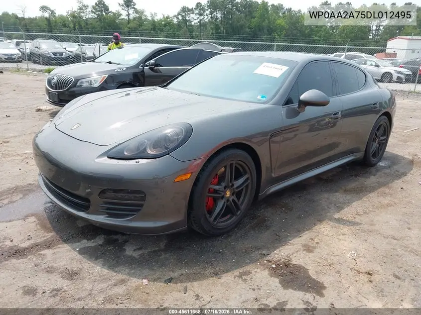 2013 Porsche Panamera 4 VIN: WP0AA2A75DL012495 Lot: 45611668
