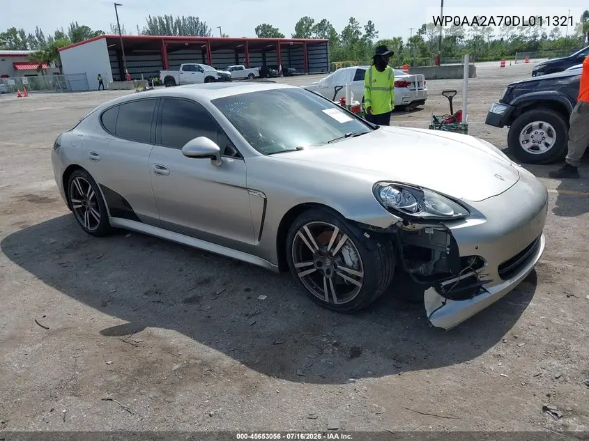 2013 Porsche Panamera 4 VIN: WP0AA2A70DL011321 Lot: 45653056