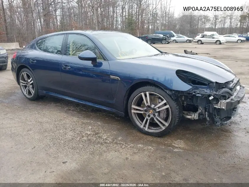 2014 Porsche Panamera 4 VIN: WP0AA2A75EL008965 Lot: 44412882