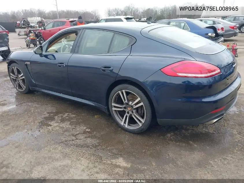 2014 Porsche Panamera 4 VIN: WP0AA2A75EL008965 Lot: 44412882
