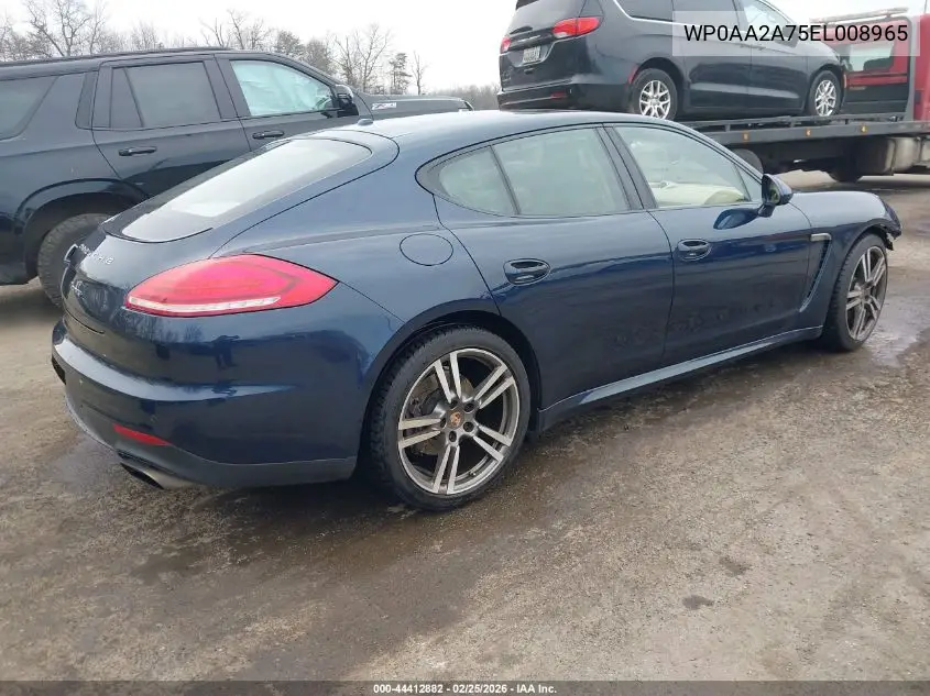 2014 Porsche Panamera 4 VIN: WP0AA2A75EL008965 Lot: 44412882