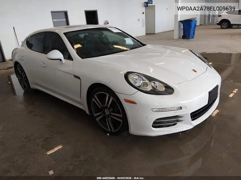 2014 Porsche Panamera 4 VIN: WP0AA2A78EL009639 Lot: 44525406