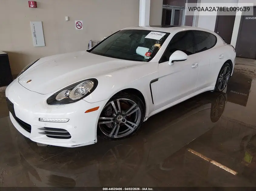 2014 Porsche Panamera 4 VIN: WP0AA2A78EL009639 Lot: 44525406