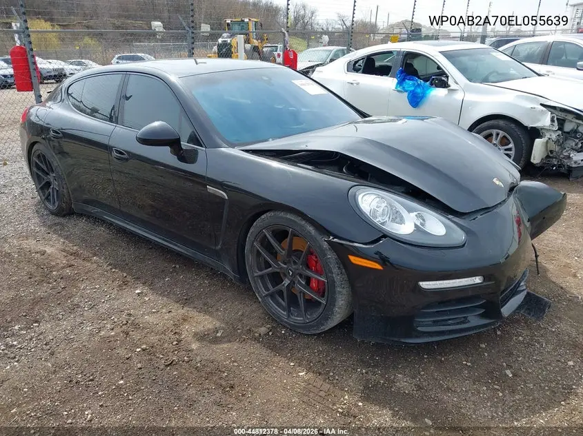 2014 Porsche Panamera S VIN: WP0AB2A70EL055639 Lot: 44812378