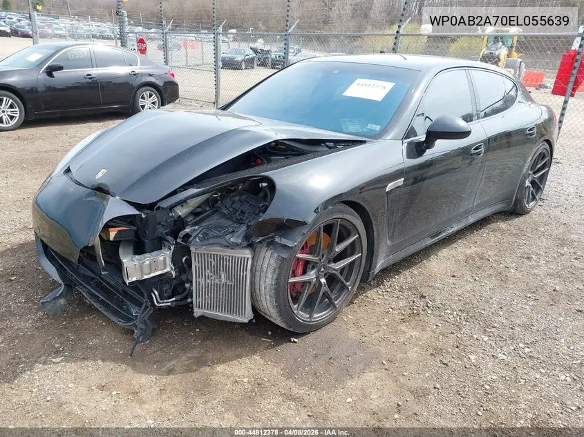 2014 Porsche Panamera S VIN: WP0AB2A70EL055639 Lot: 44812378