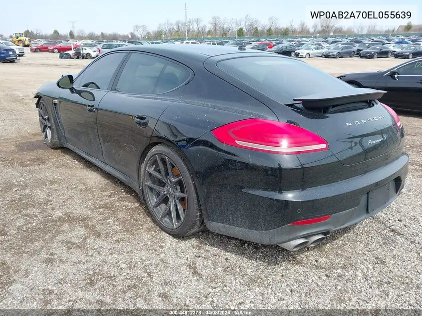 2014 Porsche Panamera S VIN: WP0AB2A70EL055639 Lot: 44812378
