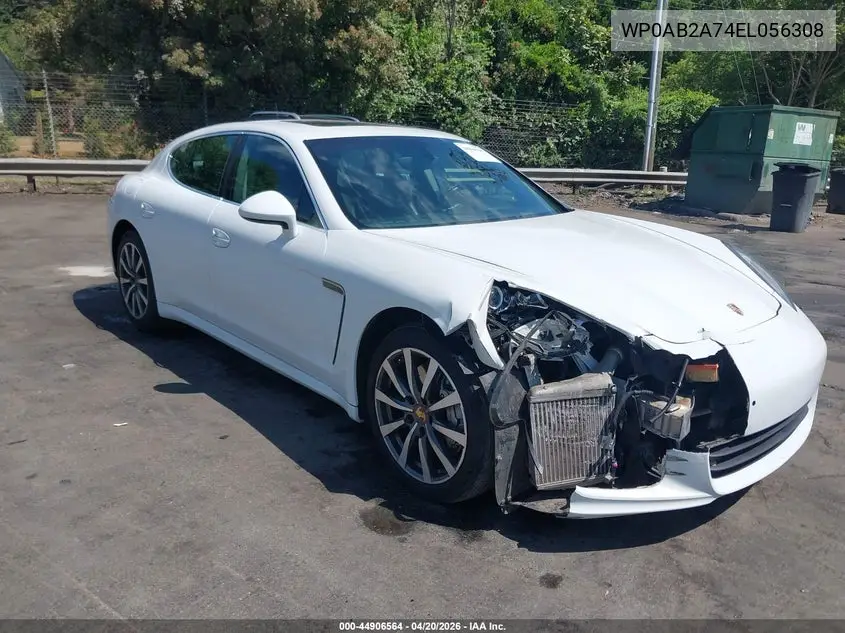 2014 Porsche Panamera S VIN: WP0AB2A74EL056308 Lot: 44906564