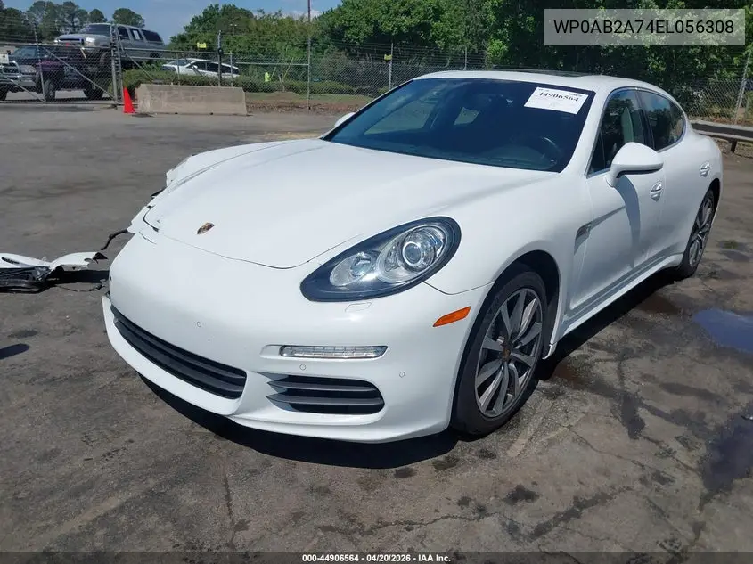 2014 Porsche Panamera S VIN: WP0AB2A74EL056308 Lot: 44906564