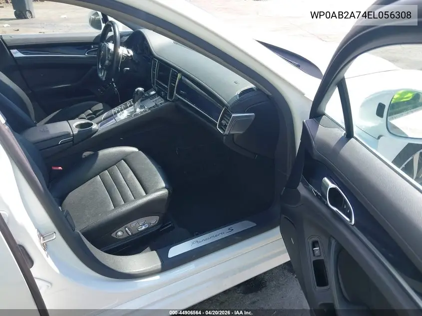 2014 Porsche Panamera S VIN: WP0AB2A74EL056308 Lot: 44906564