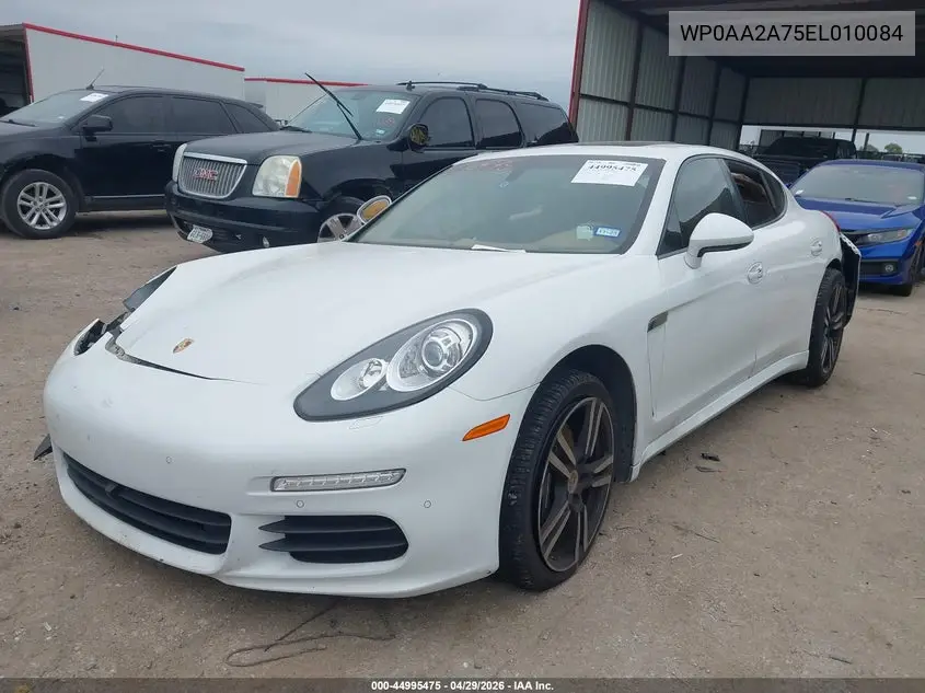 2014 Porsche Panamera 4 VIN: WP0AA2A75EL010084 Lot: 44995475