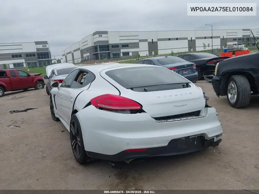 2014 Porsche Panamera 4 VIN: WP0AA2A75EL010084 Lot: 44995475