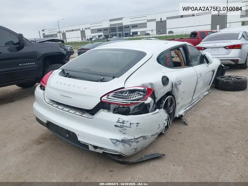 2014 Porsche Panamera 4 VIN: WP0AA2A75EL010084 Lot: 44995475