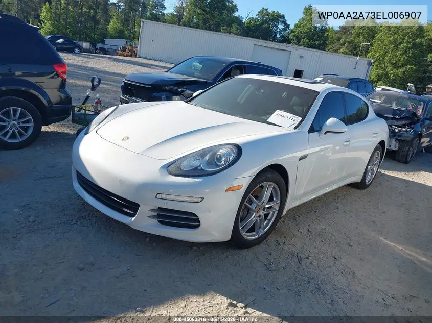 2014 Porsche Panamera 4 VIN: WP0AA2A73EL006907 Lot: 45063316