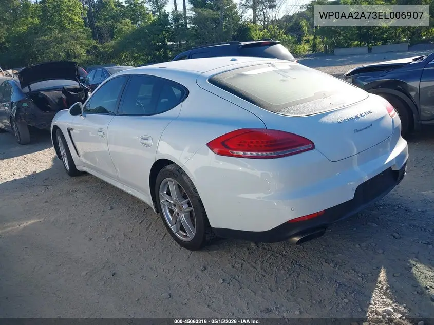 2014 Porsche Panamera 4 VIN: WP0AA2A73EL006907 Lot: 45063316