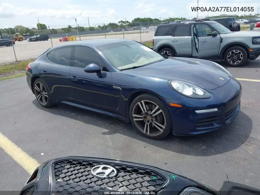 2014 Porsche Panamera 4 VIN: WP0AA2A77EL014055 Lot: 45100528