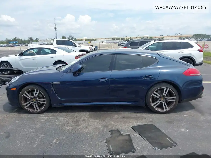 2014 Porsche Panamera 4 VIN: WP0AA2A77EL014055 Lot: 45100528